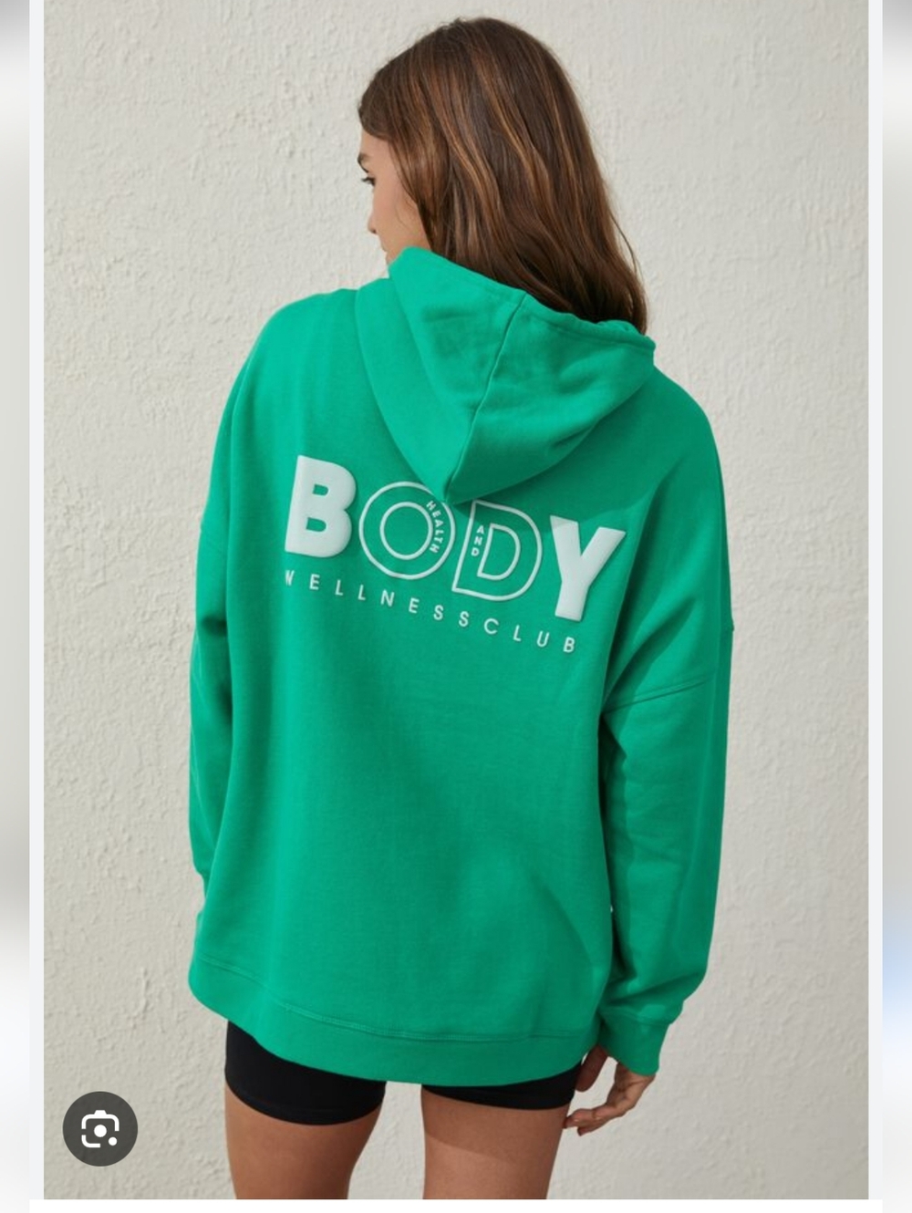 Cotton On Plush Oversized Graphic Hoodie